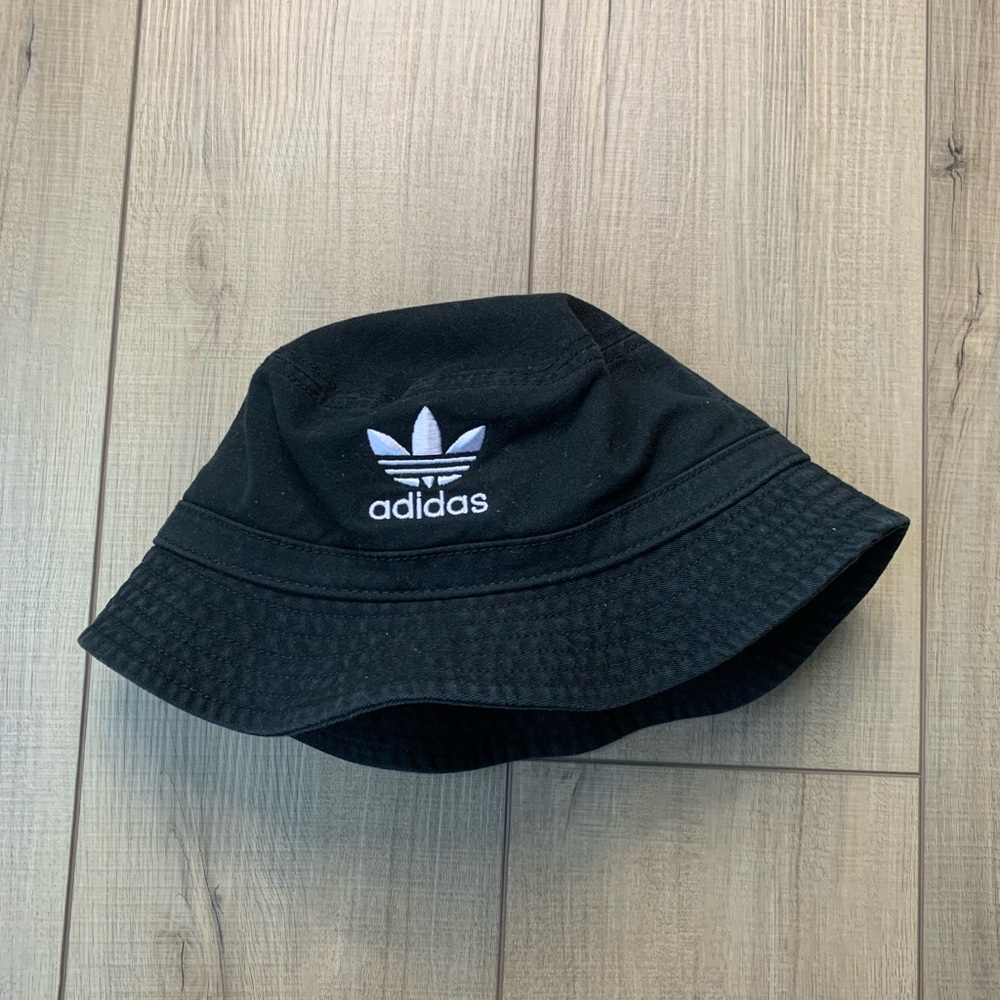 Adidas Black Bucket Hat
